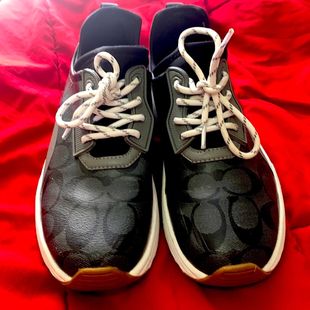 Cute and fashionable sneakers from coach only wearing like 5 times
